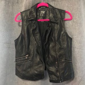 Leather vest